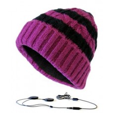 Mammoth Purple-Black,muts + ingebouwde headphones