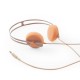 Tracks headphone peach
