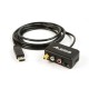 Stereo RCA-to-USB-Cable