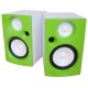 MP3 Luidspreker groen/wit per stuk