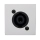 Cover plate BTicono standard +D-size speaker white