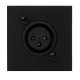 Cover plate BTicono standard +D-size XLR fem black