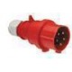 Male cable 380V red-5contacts, CEE 380V/5 16A