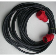 cable HO7RN-F  380V/32A 5G6 met CEE  10m