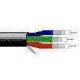Miniature Bundled RGB 3-coaxial cable,dia 7,2mm