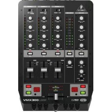 Professional 3-Ch DJ Mixer+ USB/Audio Interf