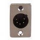 XLR Chassis 5 Pole Male
