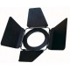 Barndoor for compact studio-beam black