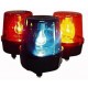 Large Police Light Red incl 75 Bulb