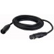 XLR Microphone Cable Black 3m