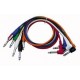 Mono Patch Cable 60 cm  - Straight and Hooked Plug