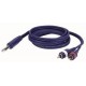 Stereo Jack to Double RCA Plugs 6m