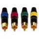 RCA Plug   Gold Plated Red
