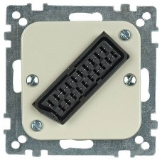 Moutingplate for scart connector