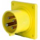 CEE Form 16A 4 Pin 110V Socket  Yellow Female