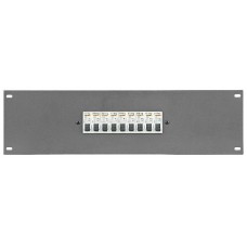 PDP-F9161 19inch Panel with 9X CEE 16A 1 pole