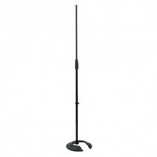 Microphone pole with counterweight