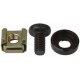 Mounting Set:100x Screwbolt,nut and protectionring