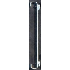 HOOK CLAMP DOUBLE ENDED black   (300mm Centres)