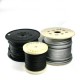 Flexible wire rope 100M x 3mm black