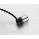 Omnidirectional Microphone, 12mm, Side Cable