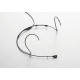 Adjustable Miniature Mic, Headband Beige w DAD6034