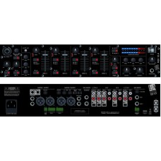Compact mixer: 4 channels + mic + USB