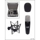 Condenser microphone + suspension and windscreen