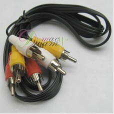 5ft Triple 3RCA M to 3RCA M AV Cable