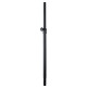 Black telescopic wand, max 30kg, 83/143mm, 35mm