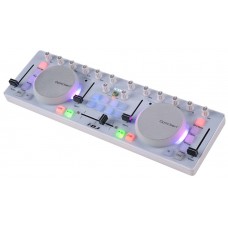Compacte DJ MIDI controller, wit