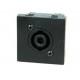 Cover plate 45x45mm standard+D-size speaker white