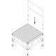 Stage guard rail for 1m x 1m stage platforms, prij