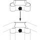 Corner guard rail adapter for stage system, prijs