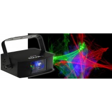 Laser effect (150mW red + 40mW green +5W blue LED)