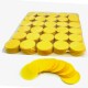 Slowfall Confetti Rounds Ø55mm - Yellow 1 kg