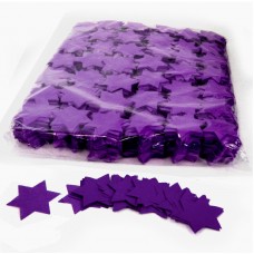 Slowfall Confetti Stars Ø55mm Purple 1 kg