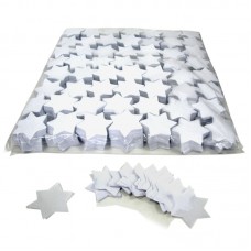 Slowfall Confetti Stars Ø55mm white 1 kg