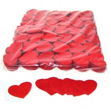 Slowfall Confetti hearts 55mm Red 1kg