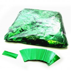 Metallic Confetti Rectangle 55x17mm Green 1kg