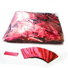 Metallic Confetti Rectangles 55x17mm Red 1kg
