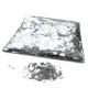 Metallic confetti raindrops 6x6mm Silver 1kg