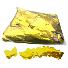 Metallic confetti butterflies Ø55mm Gold 1kg