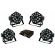 Compact LED 4 pack 72W total 4 panels