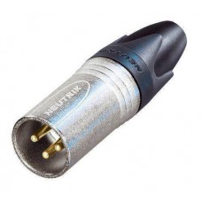 3 pole male EMC-XLR cable connector