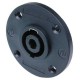 large flange for speaker cabinets, with faston tab