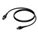 Midi signal cable male to male 1,5 meter