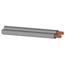 Luidspreker kabel grijs 2 x 0,75 mm