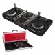 Pakket CDJ350 (2x) +DJM250 + case PRO-250FLT black
