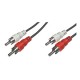 AUDIO CABLE 2X CINCH M TO 2X CINCH M - 3M